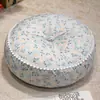 Estilo coreano Pastoral Floral Hilo de tres capas Vaporera Estera Cojín Estera Tatami Cojín para silla Cojín para silla de comedor Suave
