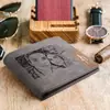 Billetera Corta para Hombre DIY con Foto Transfronteriza Nombre Cartera Creativa con Boceto Día del Padre Regalo del Día del Padre
