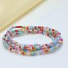 Cadena Corporal Transfronteriza Europea y Americana con Cuentas de Vidrio, Cadena de Cintura de Joyería Hecha a Mano Elástica con Accesorios de Colgante de Pez Mano Mágica a la Moda