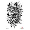 Nuevo Sticker de Tatuaje Impermeable Tatuaje Tótem Americano Sticker de Tatuaje Astronauta Lobo Tigre Muerte Impermeable A Prueba de Sudor