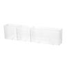 Estante de Almacenamiento para Baño, Almacenamiento de Compartimentos Acrílicos Drenables para Maquillaje y Productos para el Cuidado de la Piel, Estante de Almacenamiento Montado en la Pared para Baño