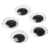 Accesorios para ojos de animales hechos a mano para niños de AliExpress, juguete de bricolaje con ojos adhesivos, actividad en blanco y negro.