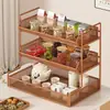Organizador de tazas y utensilios multicapa de gran capacidad para la mesa del comedor, con diseño extraíble para guardar café, té y otros artículos