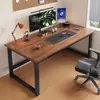 Escritorio de computadora, escritorio de oficina en casa, escritorio de estudio para estudiantes, mesa larga de pared, escritorio simple para viviendas de alquiler
