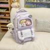 Mochila transparente estilo Ins para estudiantes de secundaria, bonita y de gran capacidad para ordenador, moderna para estudiantes de secundaria.