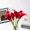 Venda Direta de Fábrica PU Flor de Lírio Calla Mini Artificial Flor Falsa Atacado Qualidade de Casamento Decoração de Casa Flor