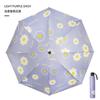 Paraguas para hombres y mujeres, paraguas plegable de goma negra de doble uso, para sol y lluvia, con protección UV, para mujer, venta al por mayor