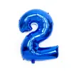 Globos de Aluminio con Números Azul Oscuro Mediano de 28 Pulgadas 0-9 Globos de Número de Aluminio para Decoración de Aniversario y Cumpleaños Venta al por Mayor