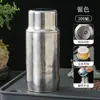 Caneca Magnética de Titânio com Estátua de Buda, Caneca Térmica de Titânio Puro, Caneca de Alta Qualidade para Infusão de Chá Branco Antigo, Copo de Água de Presente de Luxo