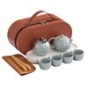 Juego de Té de Viaje Traje Cerámica Horno Ru Taza Expreso Portátil Cerámica Horno Ge Actividades de Toda la Empresa Reunión Anual Ceremonia de Acompañamiento