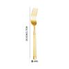 Nuevo Cubiertos de Acero Inoxidable Transfronterizo Columna Romana Forjado Chapado en Oro Comida Occidental Hotel Cuchillo para Bistec Tenedor Cuchara Cuchara de Postre de Lujo Ligero