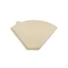 Filtro de Papel para Café Preparado à Mão Cônico em Formato V em Formato de Leque Ondulado Papel para Café Redondo Filtro de Papel Italiano em Estoque
