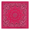 Lenço Quadrado Europeu e Americano Transfronteiriço Novo 25g Flor de Castanha de Duplo Gusano Lenço de Cabeça de Algodão Estampado Paisley Hip-hop Street Dance ao Ar Livre