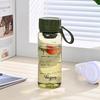 Vaso de Plástico Lacado Simple de Alto Valor con Filtro para Té Vaso para Beber Directamente Vaso con Asa para Mujer Vaso para Agua para Deportes al Aire Libre para Coche