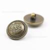 Fornecimento de fábrica de plástico galvanizado ouro bronze vintage botão casaco terno botão de malha DIY botão decorativo