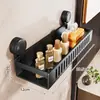 Estante de almacenamiento para baño, organizador de baño de pared sin taladro, bandeja de pared para inodoro, lavabo, lavado de manos y área de ducha