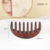 Pente de massagem de cinco dentes de sândalo dourado, pente meridiano para cuidados com o cabelo, raspagem de nariz de sapo, pente de dentes grandes, pente de raspagem