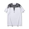 Marca Tendência Comércio Exterior mb Manga Curta Marcelo Clássico Asas Fantasma Camiseta Cor Pena Lâmina Relâmpago Par Meia Manga t