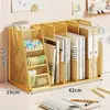 Estantería de escritorio Estante de almacenamiento para escritorio de oficina Escritorio de dormitorio Escritorio de estudio para niños Estante de almacenamiento para libros Estante de almacenamiento de mesa