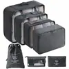 Conjunto de Armazenamento para Viagem Amazon Bolsa de Armazenamento para Viagem Conjunto de Oito Peças Bolsa de Armazenamento para Organização de Roupas de Viagem