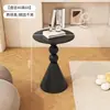 Estante pequeño de lujo retro negro para dormitorio, sustituto de mesa auxiliar para sala de estar, mesa de noche de hierro forjado, estilo americano