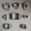 Conector de pasamanos de escalera con base de tubo cuadrado de acero zincado, soporte de fijación para tubería galvanizada, soporte en ángulo, soporte de aluminio, sujetador, accesorios de herrería