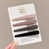 Pinza de Pato sin Costuras para Maquillaje Pasador para Flequillo Frontal Pasador de una Palabra para el Cabello Accesorios para el Cabello Nuevos de Primavera y Verano 2025