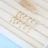 Conjunto de 12 Peças dos Piercings de Sobrancelha de Aço Inoxidável Mais Vendidos da Amazon com Pontas Afiadas, Bolas Redondas e Inlays de Zircônia