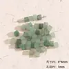 Contas Quadradas de Pedra Natural, Contas Espaçadoras Quadradas, Contas Soltas de Pedra Natural, Miçangas para DIY, Joias Feitas à Mão, Novos Materiais de Acessórios Estilo Chinês