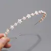Diadema Retro Estilo Coreano Piedra Ojo de Gato Cabeza de Diamante para Mujer Pinza Fina de Aleación Diadema de Flores Hojas de Gama Alta Nicho Súper Inmortal