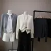 [Bizheng] 2025 Novo Outono Estilo Coreano Elegante Gola Redonda Versátil Emagrecedor Manga Longa Malha Base para Mulheres 5286