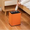 Venta Directa de Fábrica Cubo de Basura Doble Capa para Hotel Acero Inoxidable Doméstico Cocina Sala de Estar Baño Papelera Grande Almacenamiento para Inodoro