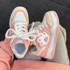 Zapatos de pan con garra de gato lindo para estudiantes, otoño 2024, nuevos zapatos deportivos de plataforma que combinan con todo, zapatos casuales blancos