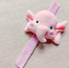 Pulseira Snap Circle de Pelúcia Desenho Animado Infantil Fofa Sanrio para Namorada Animal de Pelúcia Bate-bate Círculo Criativo Japonês e Coreano Presente