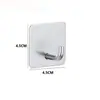 Gancho de pared adhesivo fuerte para cocina, de alta resistencia, sin dejar rastro, gancho sin taladro, gancho para abrigos de acero inoxidable