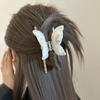 Busan Francés Suave Acético Alas de Mariposa Pinza para el Cabello Nueva Alta Textura Clip de Tiburón para el Cabello Accesorios para el Cabello