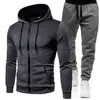 Nuevo cárdigan casual con capucha para hombre de otoño e invierno, suéter con estampado 3D, traje para hombre al por mayor