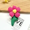 Algodão girassol flor arco-íris pequeno pingente acessórios para roupas acessórios para adereços de cabeça sapatos e chapéus capa de celular bagagem acessórios diy