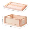 Caja de Libros Plegable Multicapa debajo de la Mesa Estante de Almacenamiento para Snacks Carrito de Almacenamiento con Ruedas de Pie para Dormitorio Estudiantil