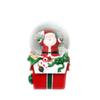 Adornos de Bola de Cristal con Copo de Nieve de Resina, Regalos Artesanales, Bola de Cristal Navideña de Muñeco de Nieve de Dibujos Animados Europeo, Pequeños Regalos