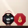 Venta al por mayor Tendencia China Juego de Tetera y Tazas de Té de los Cinco Hornos Famosos Caja de Regalo Souvenir para Reunión Anual Apertura Celebración de Aniversario