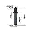 Llave de Mandril para Taladro Eléctrico de Grado Industrial, Tipo Llave, Tipo de Bloqueo Automático, Mandril para Taladro Multiespecificación, Accesorios para Martillo Eléctrico a Taladro Eléctrico