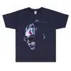 Camiseta Gráfica de Rostro de Miko Joven, Camiseta Oversize de Manga Corta Moda Hip-Hop para Hombre y Mujer, Camiseta Casual de Algodón para Hombre