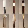Lámpara de pie estilo wabi-sabi, sala de estar retro, dormitorio, lámpara de arte al lado del sofá, sala de té, iluminación ambiental de diseñador de mediados de siglo, hierro
