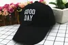 Chapéu Infantil Transfronteiriço Primavera e Verão Estilo Coreano Personalizado Letra Good Day Cor Pura Boné de Aba Chapéu de Sol para Bebê
