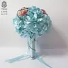 Directo de fábrica novia sosteniendo ramo flor de seda simulación boda boda boda boda accesorios de boda flores para sostener en foto flores artificiales