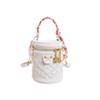 2026 Nuevo Bolso Cubo de Alta Gama Bordado Transfronterizo con Bordado Intrincado, Bolso de Mano Versátil, Bolso de Hombro y Bolso Cruzado