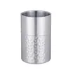 Cubo de Hielo Recto de Acero Inoxidable 304 de Doble Capa Transfronterizo Ktv Aislamiento Térmico y Frío para Exteriores Cubo de Hielo Comercial Pequeño Personalización