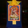 Buda Yuan Hui Lótus da Raiva Mestre Thangka Pintura Pendurada de Buda Estilo Tibetano Dourado Bronzeamento Casa Lótus da Ira Nascido Dah Shi Retrato