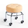 Taburete pequeño con ruedas, taburete bajo, taburete de rodaje silencioso, taburete para caminar para niños, taburete de manicura, taburete de pedicura, taburete para cambiarse de zapatos, herramienta para el cuidado infantil